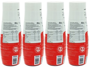 4x CLASSIC COLA КОНЦЕНТРАТНЫЙ СИРОП ДЛЯ НАСЫЩЕННОГО НАПИТКА SODASTREAM 9 Л, 440 мл