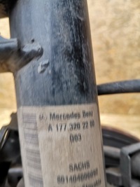 фото thumb №9, Mercedes a-klasa w177 амортизаторна стійка поворотний кулак правий перед важіль 2.0b
