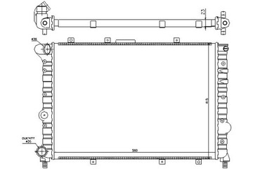 фото thumb №14, Радиаторов двигателя nissens 60041 60651921