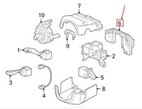фото thumb №8, Porsche cayman 987 центральная блок управляющий колонки 99761328901