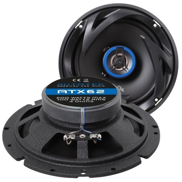 Двухполосная автомобильная акустика Autotek ATX62, диаметр 16,5 см, мощность 80 ВтRMS.