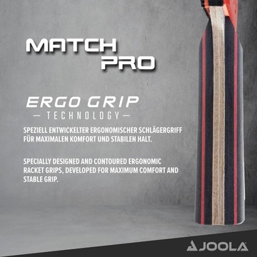 PALETKA DO PING PONGA JOOLA MATCH PRO x2 GRATIS ETUI PIŁECZKI ZESTAW