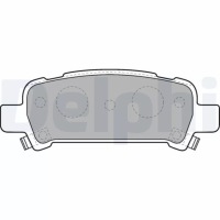 фото thumb №2, Delphi тормозные колодки ham. задняя subaru forester impreza legacy iii iv 1995-