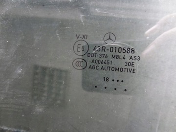 фото thumb №3, Стекло дверь левый зад mercedes gle w167 as3 тёмное