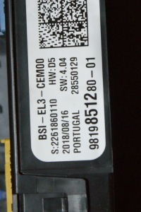 фото thumb №5, Citroen c3 iii 1.2 vti бортовий комп'ютер замок запалювання набір