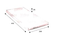 фото thumb №1, Valeo 716028 фільтр, вентиляція простір пасажирський
