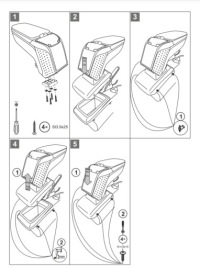 Підлокітник armster 2 fiat tipo 2016- метал Доставка, фото thumb