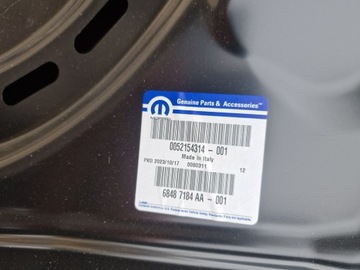 фото thumb №9, Jeep compass 17- капот кришка двигуна нова org 0052154314 alu