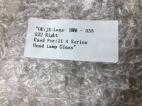 фото thumb №10, Стекло лампы фара стекло фары правый перед do bmw 4 g22 2020-2022