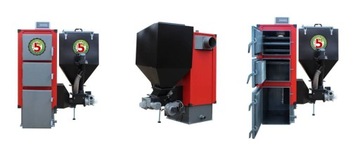 KOCIOŁ na Pellet PODAJNIKIEM 19 kW Piec PELET PELLET