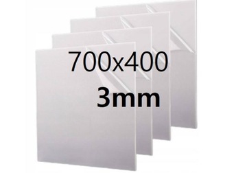 PLEKSI PLEXI PLEKSA PLEXA płyta na wymiar mleczna opal 70cm x 40cm x 3mm