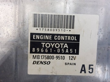 фото thumb №9, Набір стартовий avensis t25 рестайлінг 2.0 d4d 89661-05a51 89741-05070