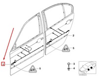 фото thumb №7, Троси двері передніх bmw 3 cabrio e46 6929213 61126929213 оригінальні