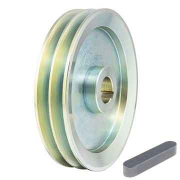 Koło koła pasowe szajba 2x17 mm 2HB | fi 180 mm | otwór 19 mm | + wpust