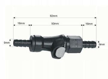 SZYBKOZŁĄCZE WĘŻYKA ZBIORNIKA PALIWA KRÓCIEC 8MM