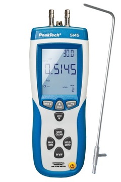 PeakTech 5145 USB-анемометр, измеритель перепада давления