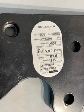 фото thumb №6, Renault kangoo hak буксирувальний 511128318r оригінал новий