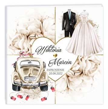 СВАДЕБНЫЕ ПРИГЛАШЕНИЯ ДЛЯ GLAMOUR GOLD WEDDING MS