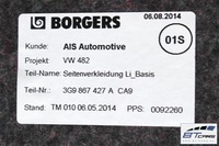 фото thumb №9, Vw passat b8 kombi обшивка + килимок багажника 3g9867427a 3g9867428f 3g9867428