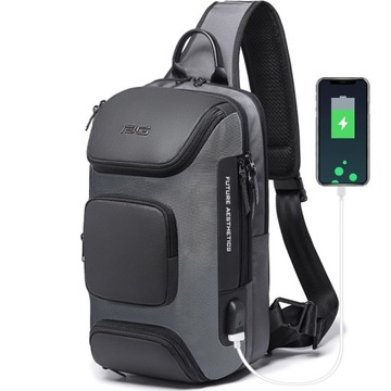 Moda МУЖСКАЯ НАСТЕННАЯ СУМКА, РЮКЗАК USB