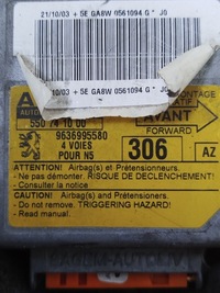 фото thumb №5, Модуль управляющий подушки powietrznymi peugeot 306 левый задняя