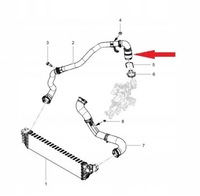 фото thumb №2, Труба wąż шланг turbo турбины воздуха renault master 2.3 dci