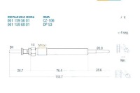 Свеча накаливания mercedes cdi 74241 Недорого, фото thumb