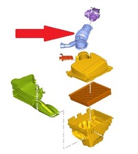 фото thumb №5, Шланг фильтра воздуха ford mondeo mk5 edge s-max оригинальный номер 1872930
