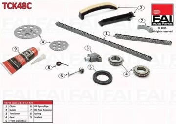 фото thumb №2, Набор цепи распределительный вал fai autoparts