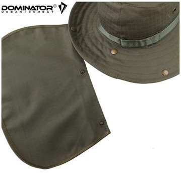 Польская военная шляпа DOMINATOR BOONIE с воротником Rip-Stop OLIVE M