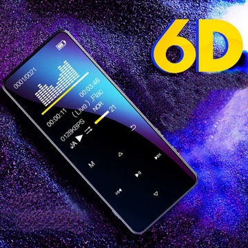 MP4 Spreest MP4 MP3-плеер 16 ГБ Bluetooth 5.0 Hi-Fi черный 16 ГБ