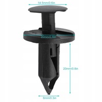 фото thumb №10, 50 x клипса штифт бампера land rover discovery