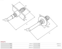 фото thumb №3, Набор ремонтный, стартер as-pl sp3027s