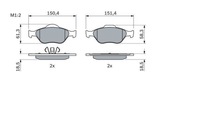 фото thumb №16, Тормозные колодки тормозные ford перед fusion 02- bosch