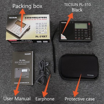 Tecsun PL-310ET Полнодиапазонное радио FM/AM/SW/LW