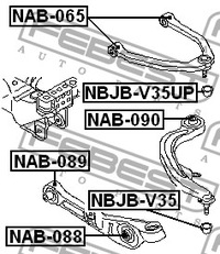 фото thumb №3, Защита шкворень рычага перед do infiniti g 35