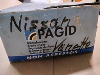 фото thumb №7, 4 тормозные колодки тормозные nissan vanette nowe оригинальный номер