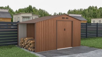 САДОВЫЙ ИНСТРУМЕНТ ДОМ гараж ДЛЯ САДА СТРОНГ сарай MADISON 342x255 см