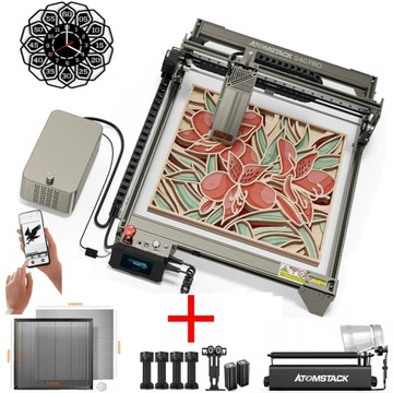 Atomstack S40 PRO Nowa Grawer laserowa 400*400mm 48W DIY PL+R3 PRO +XL Pad