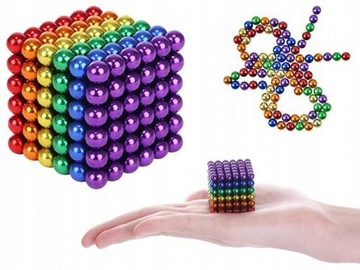 МАГНИТНЫЕ ШАРИКИ NEOCUBE BLOCK 1000шт 3мм ЦВЕТ