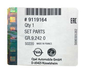 фото thumb №14, Оригінальний номер opel 9119164 клапан нагрівача 1618188 оригінал