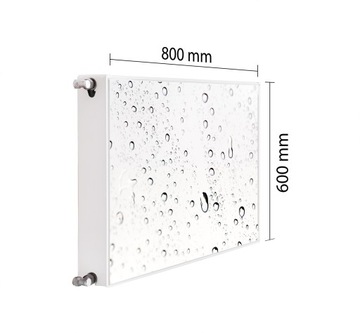 OSŁONA NA KALORYFER MAGNETYCZNA 80x60 KROPLE MATA MAGNES