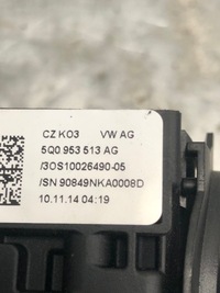 фото thumb №7, Перемикач комбінований vw skoda audi 5q0953507dl 5q0953513ag 5q0953549