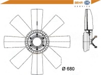 фото thumb №2, Вентилятор радиатора [behr hella]