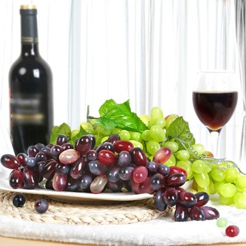 5шт виноград искусственные фрукты для украшения кухни