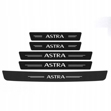 5 sztuk Naklejka progu samochodu Opel ASTRA