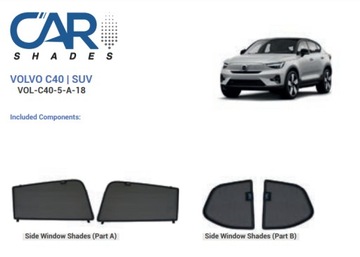 фото thumb №13, Шторки сонячний volvo c40 5d 2022- захисні накладки ролети сонцезахисний