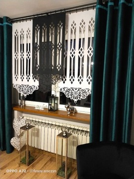 PANEL AŻUROWY FIRANA GOTOWA EKRAN 70 x 130 WZORY