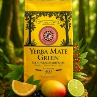 Yerba Mate Green Sarsaparilla Citrus Mega Power of Refreshment 400 г в ПОДАРОК