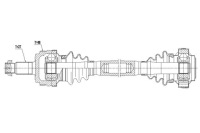 Купити Привідний вал привідна bmw 3 e90 316 318 320 323 правий задній, фото thumb